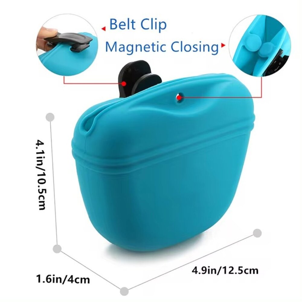 Easy Access Clip On Pet Treat Pouch - Picture 4 of 4